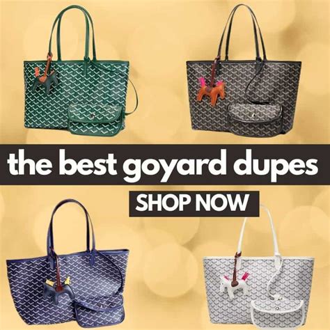 goyard tote bag dupes|goyard tote with snap closure.